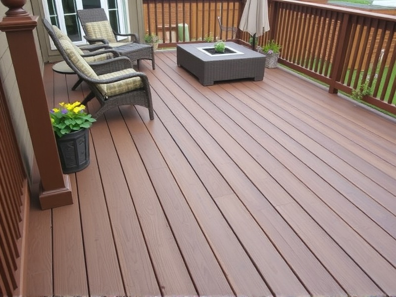 veranda timber brown composite decking