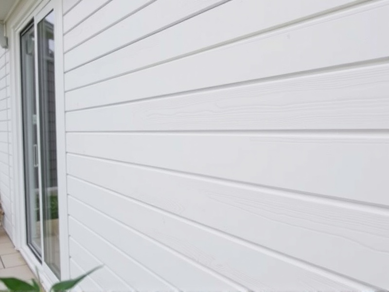 white composite shiplap cladding