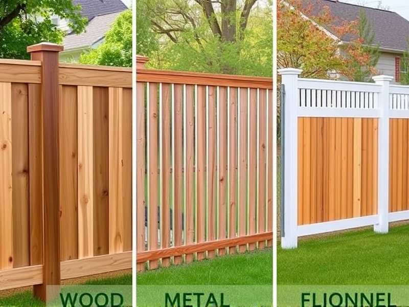 Wood vs. Metal vs. Vinyl: The Best Fence Materials Compared