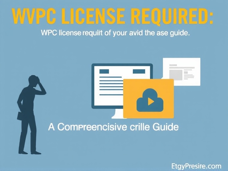 WPC License Required: A Comprehensive Guide