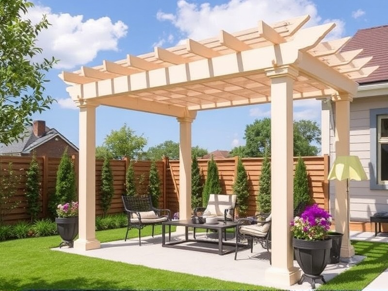 wpc pergola