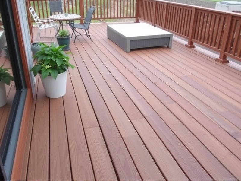 wpc solid decking